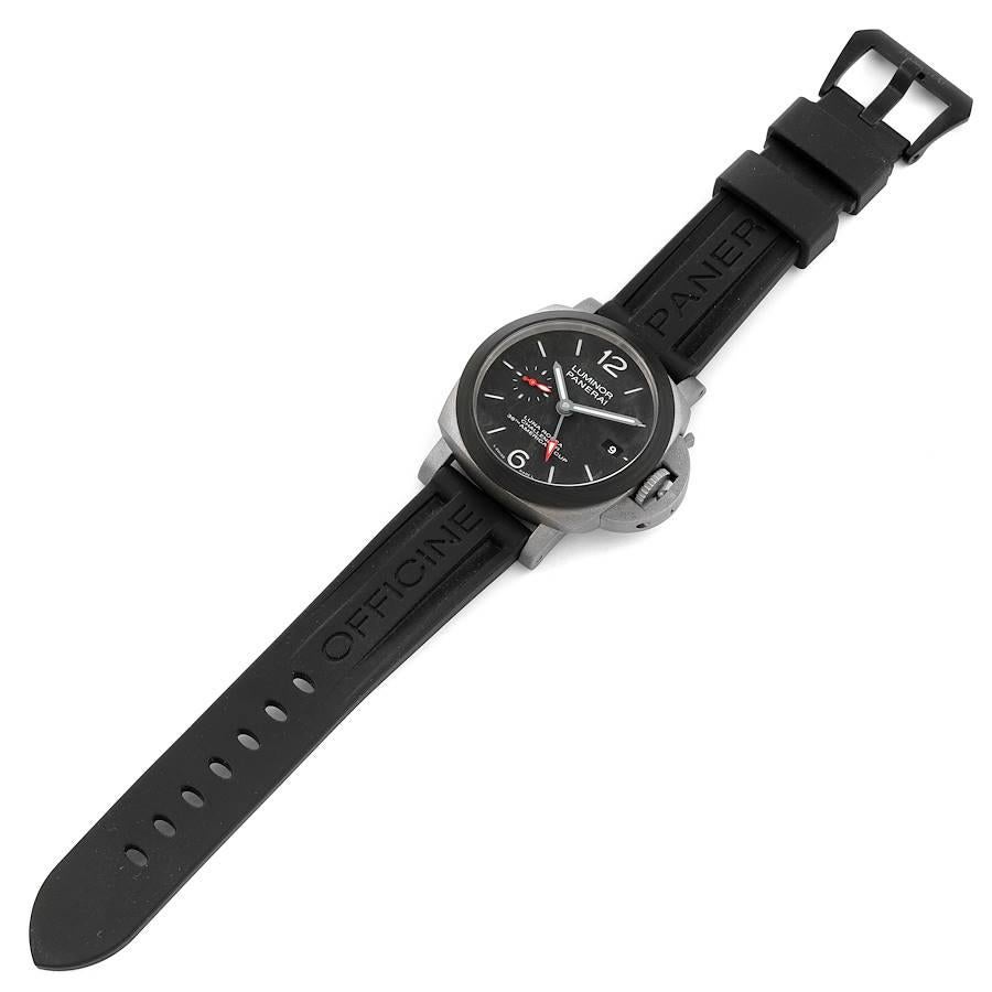 Panerai Luminor Luna Rossa GMT Titanium Carbotech Watch PAM01096 Unworn For Sale 1