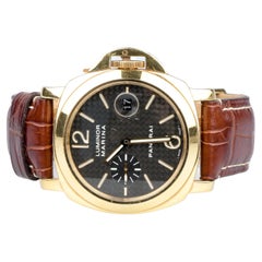 Used Panerai Luminor Marina 18 carat yellow gold watch