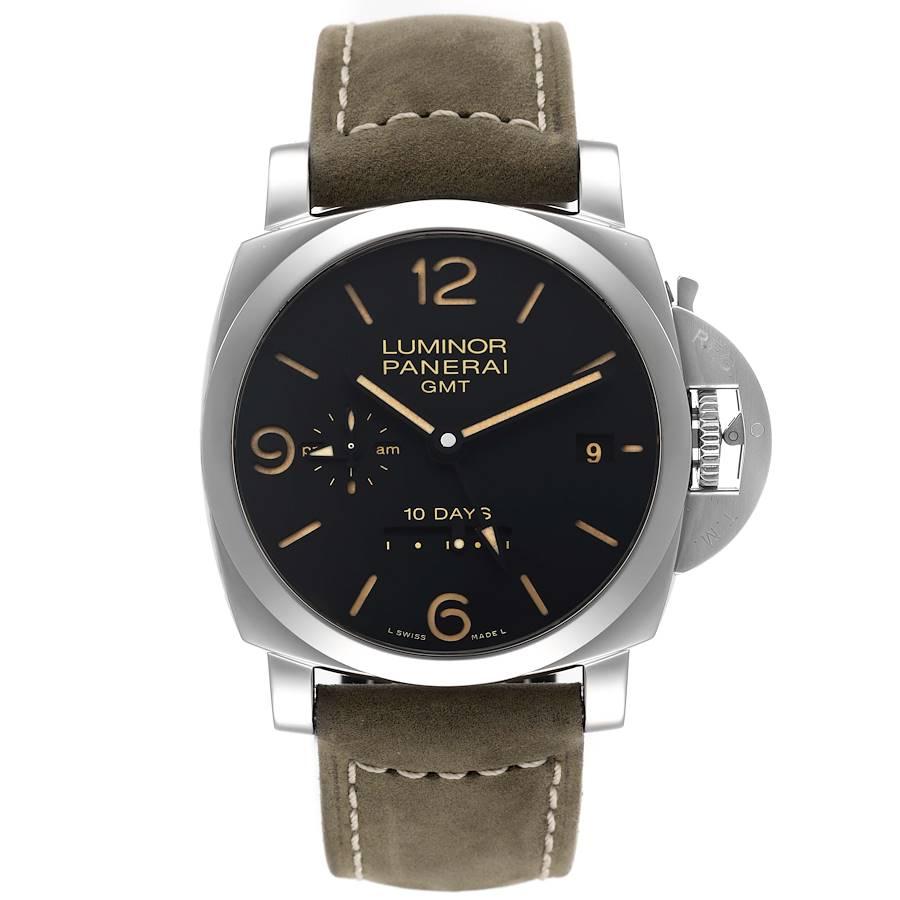Panerai Luminor Marina 1950 10 Days GMT Watch PAM00533 Box Papers For ...