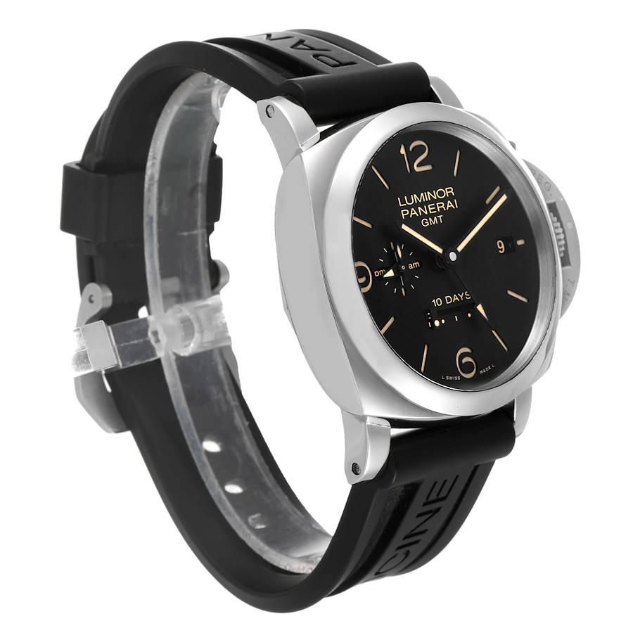 Panerai Luminor Marina 1950 10 Days GMT Watch PAM00533 Box Papers In Excellent Condition For Sale In Atlanta, GA