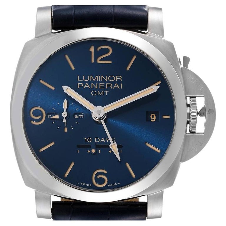 Bracelet Montre 22 Mm En Cuir De Vache Noir Pour Panerai - Neuf Sans étiquette, Fabrication USA