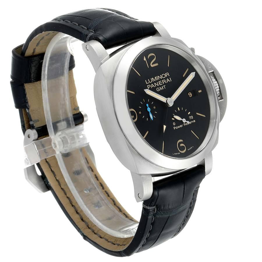 Panerai Luminor Marina 1950 3 Days GMT Men's Watch PAM01321 Box Papers In Excellent Condition For Sale In Atlanta, GA