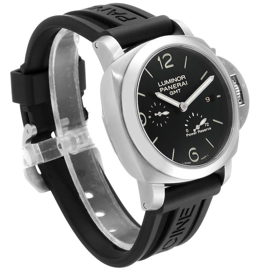 Panerai Luminor Marina 1950 3 Days GMT Watch PAM321 PAM00321 Box Papers In Excellent Condition In Atlanta, GA