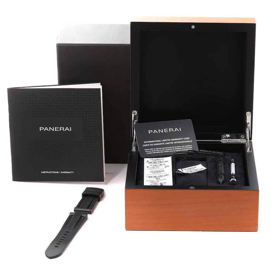 Panerai Luminor Marina 1950 3 Days Steel Mens Watch PAM01312 Box Card 5