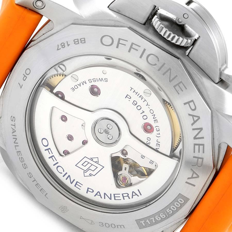 Panerai Luminor Marina 1950 3 Days Steel Mens Watch PAM01312 Box Card In Excellent Condition For Sale In Atlanta, GA
