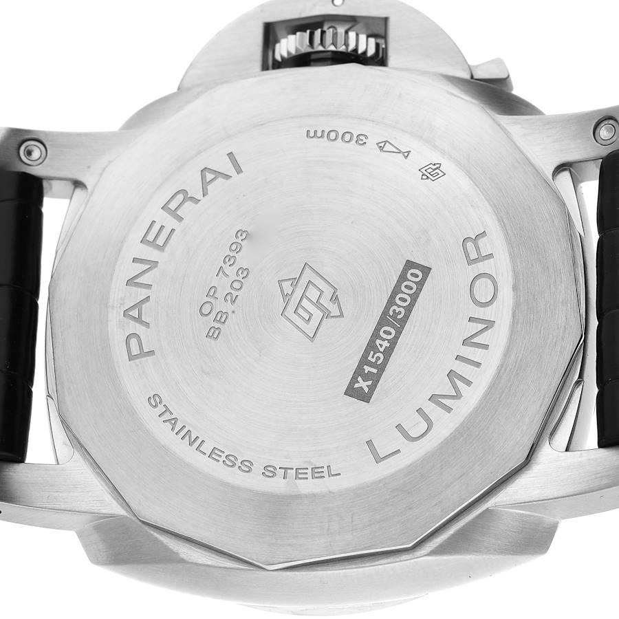Men's Panerai Luminor Marina 1950 3 Days Steel Mens Watch PAM01312 Box Card