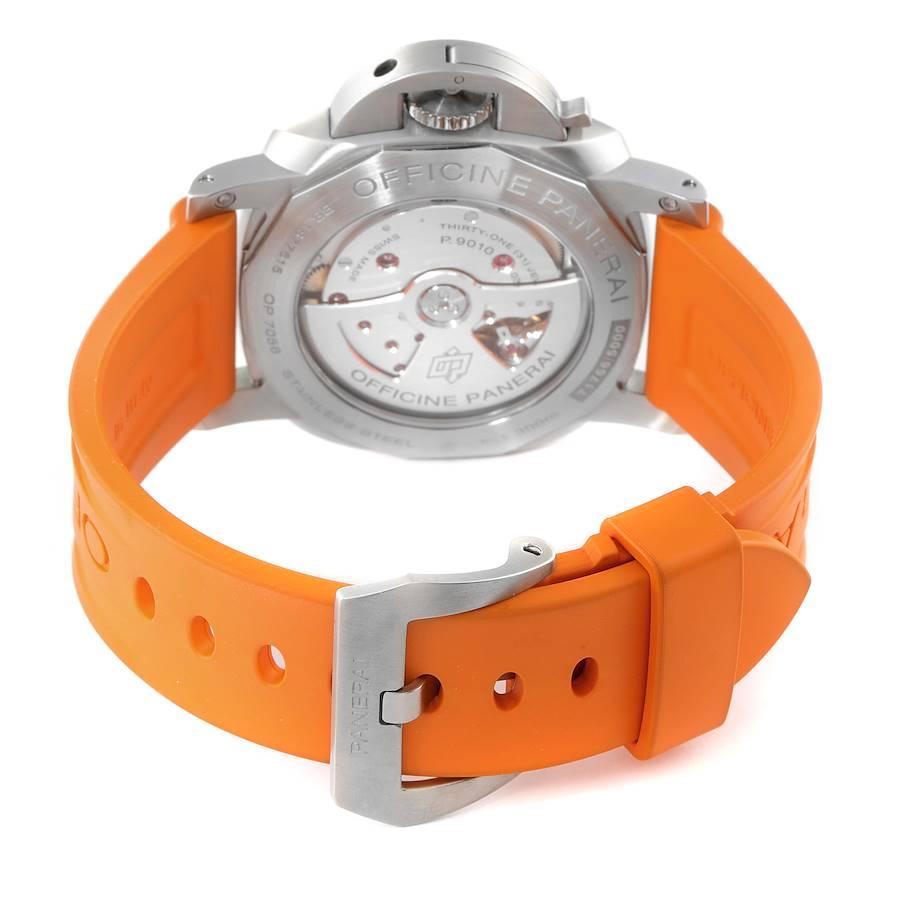 Men's Panerai Luminor Marina 1950 3 Days Steel Mens Watch PAM01312 Box Card For Sale