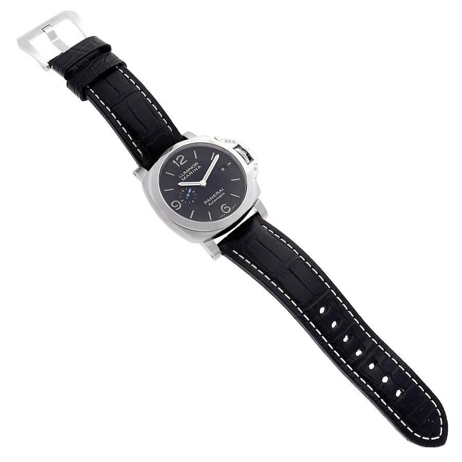 Panerai Luminor Marina 1950 3 Days Steel Mens Watch PAM01312 Box Card 2