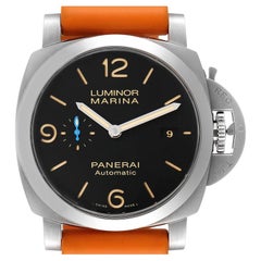 Panerai Luminor Marina 1950 3 Days Steel Mens Watch PAM01312 Box Card