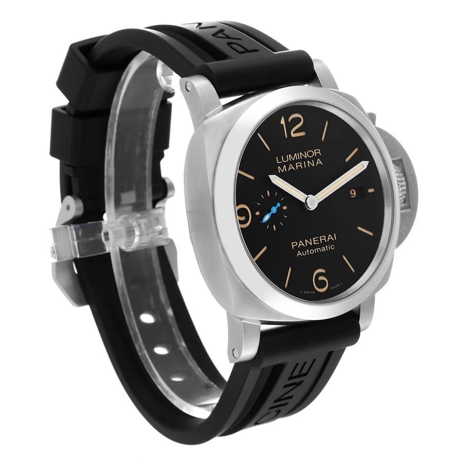 Panerai Luminor Marina Montre 3 jours en acier pour hommes PAM01312 avec boîte et papiers d'origine, 1950 Excellent état à Atlanta, GA
