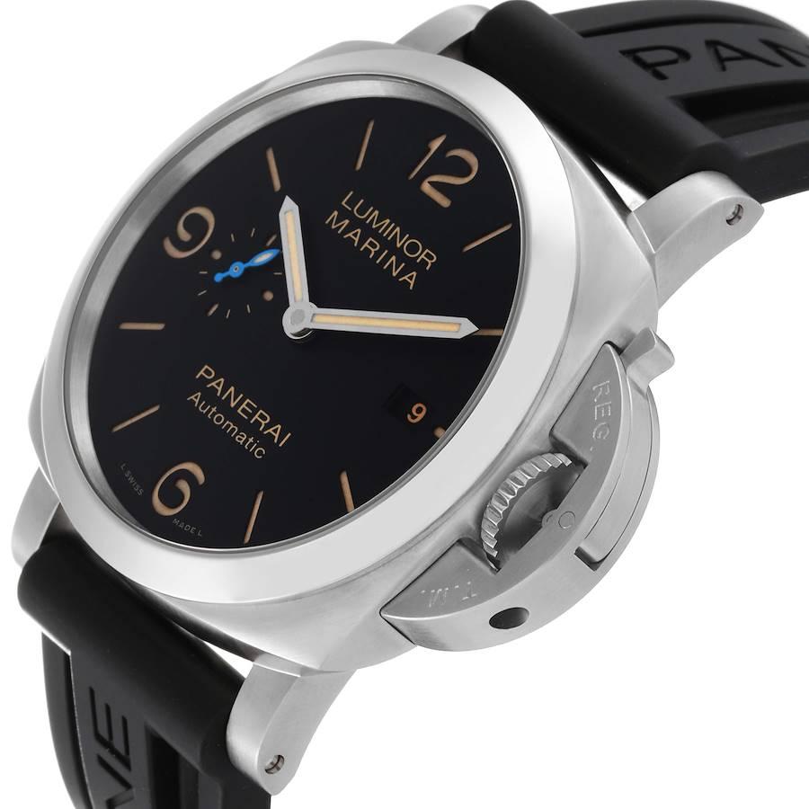 Panerai Luminor Marina Montre 3 jours en acier pour hommes PAM01312 avec boîte et papiers d'origine, 1950 1