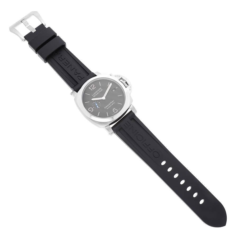 Panerai Luminor Marina Montre 3 jours en acier pour hommes PAM01312 avec boîte et papiers d'origine, 1950 4