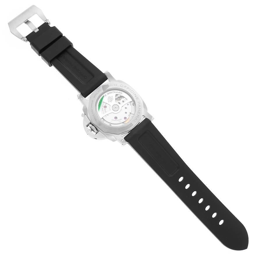 Panerai Luminor Marina Montre 3 jours en acier pour hommes PAM01312 avec boîte et papiers d'origine, 1950 5