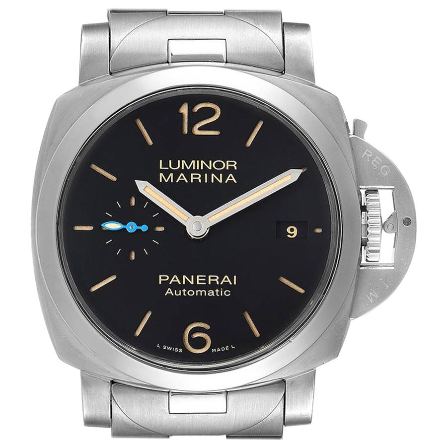 Panerai Luminor Marina 1950 3 Days Steel Watch PAM00722 Box Papers For Sale