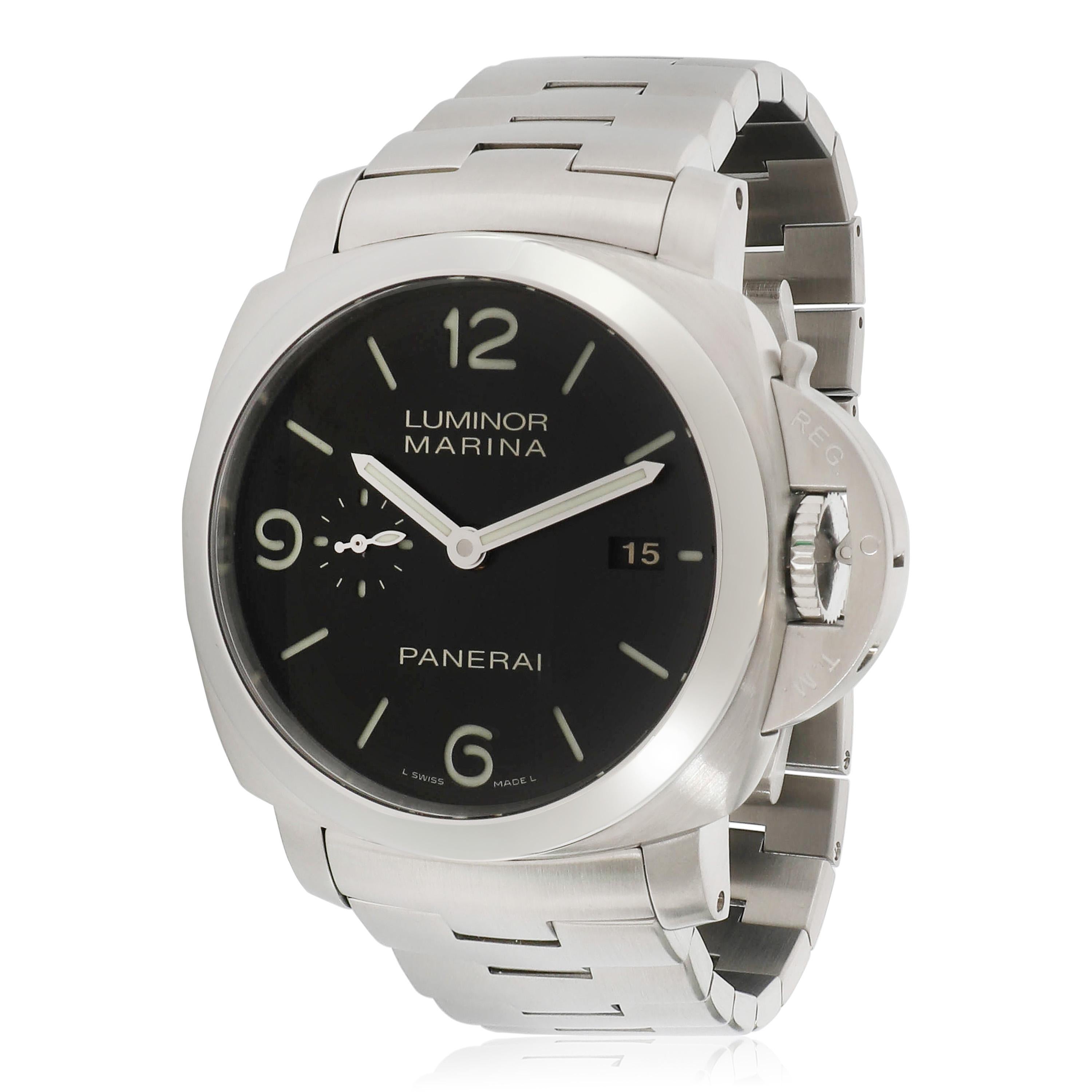 Panerai Luminor Marina 1950 PAM00328 Men s Watch in Stainless Steel For Sale at 1stDibs panerai 328 panerai pam00328 panerai 1950 3 days