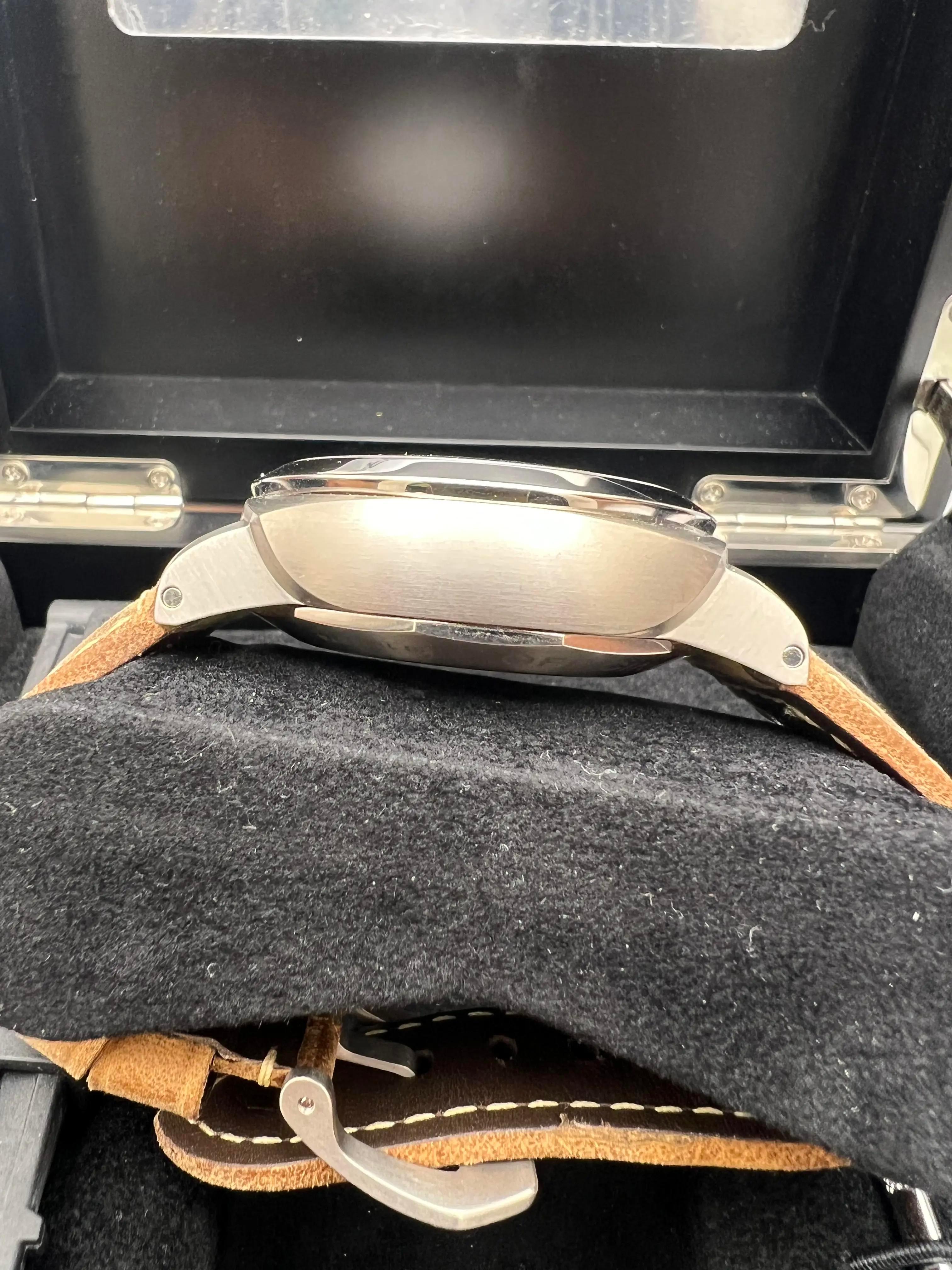 Panerai Luminor Marina 44mm 1950 3 Days Brown Dial Titanium PAM00351 Box Set For Sale 4