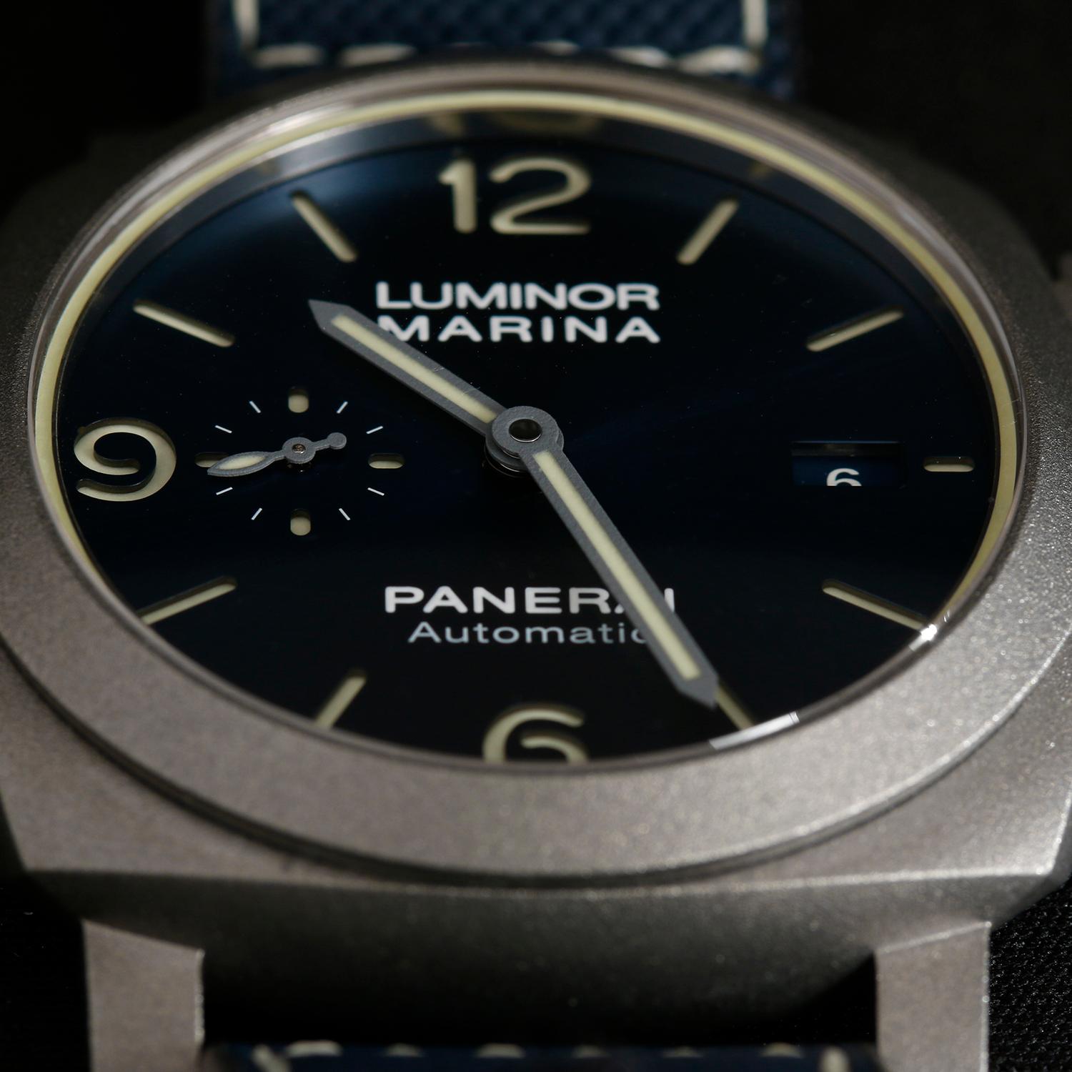 Panerai Luminor Marina Pam 0117 '70 Year Warranty' In New Condition In Dallas, TX