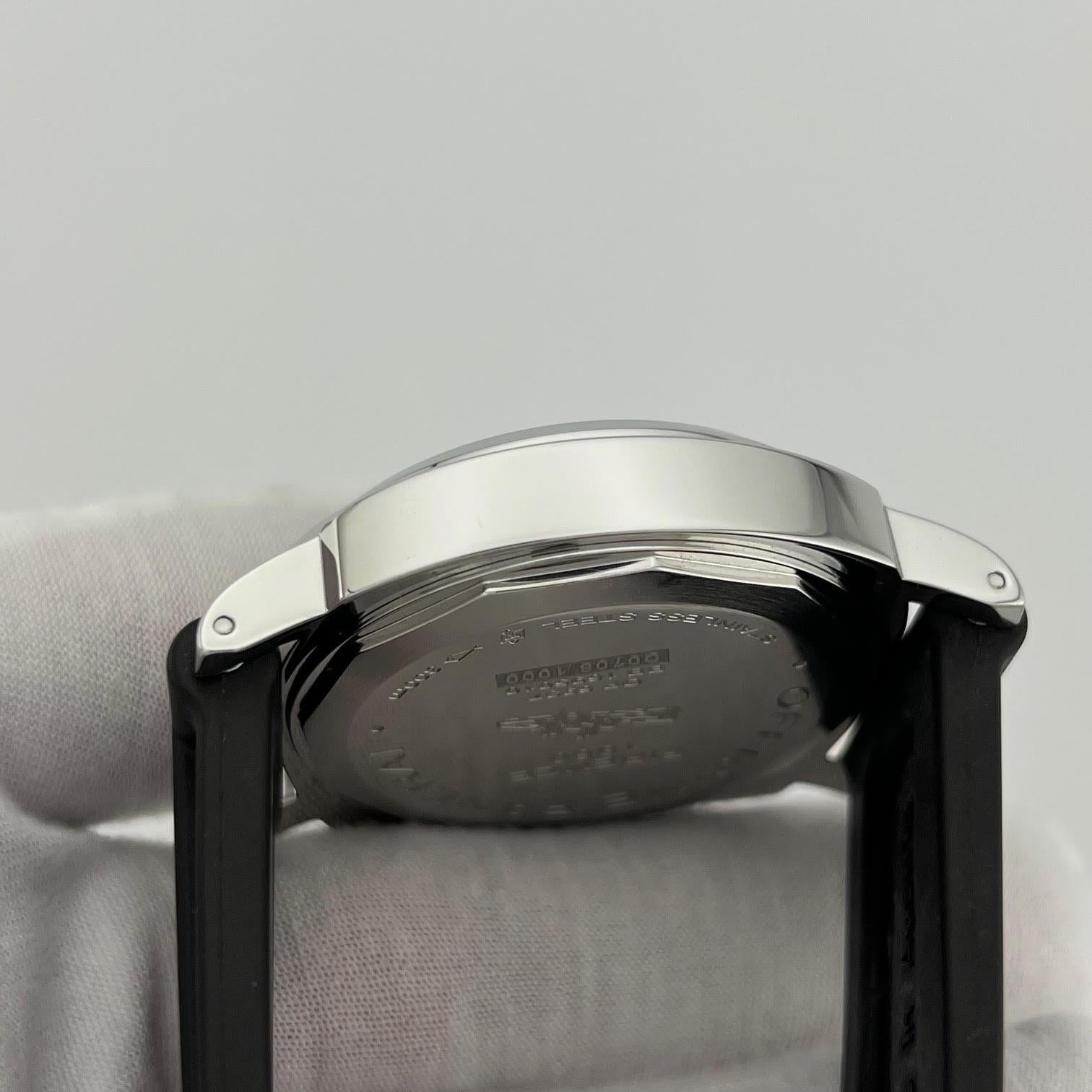 Panerai Luminor Marina 8 Days PAM 590 PAM00590 44mm Cadran noir Acier inoxydable en vente 1