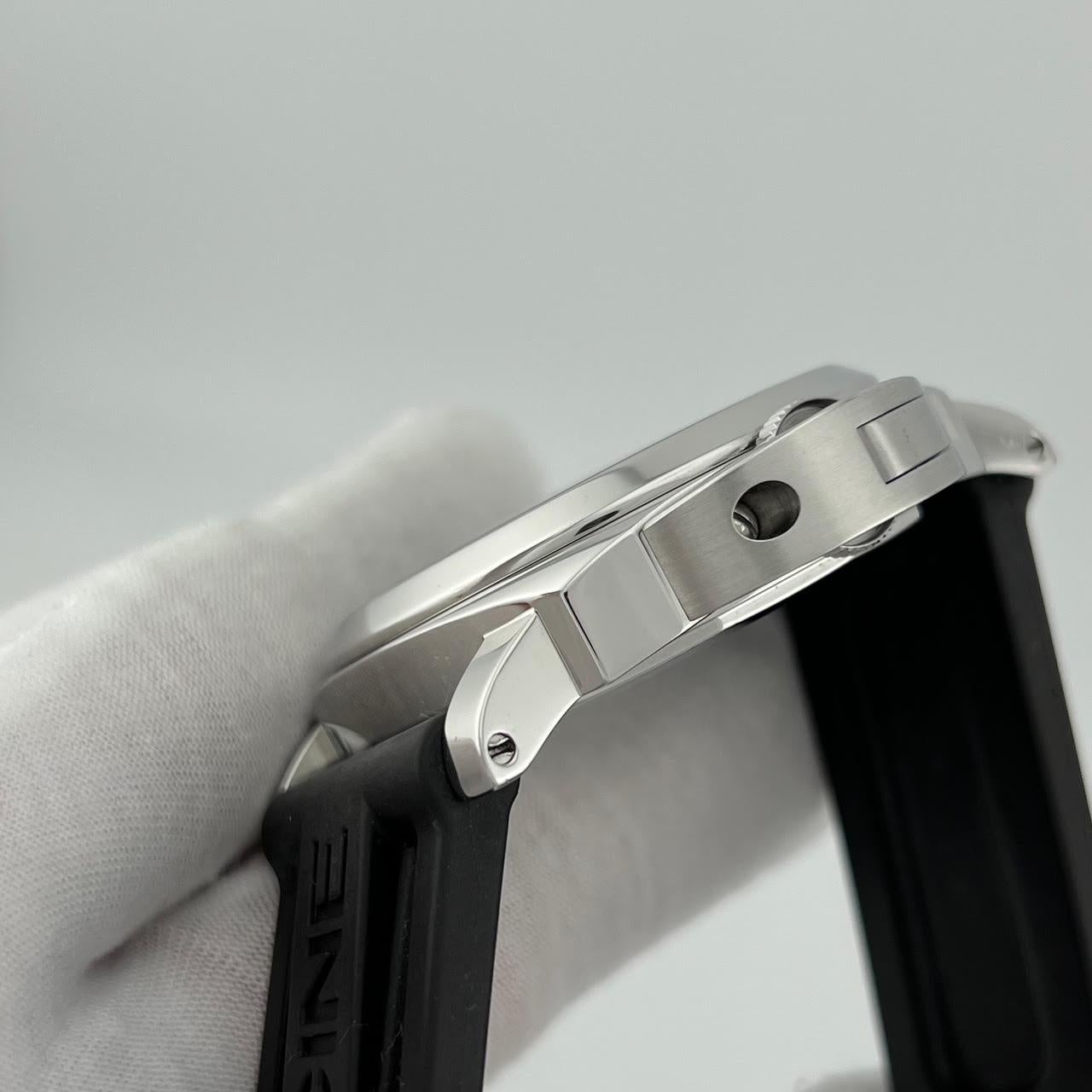 Panerai Luminor Marina 8 Days PAM 590 PAM00590 44mm Cadran noir Acier inoxydable en vente 2