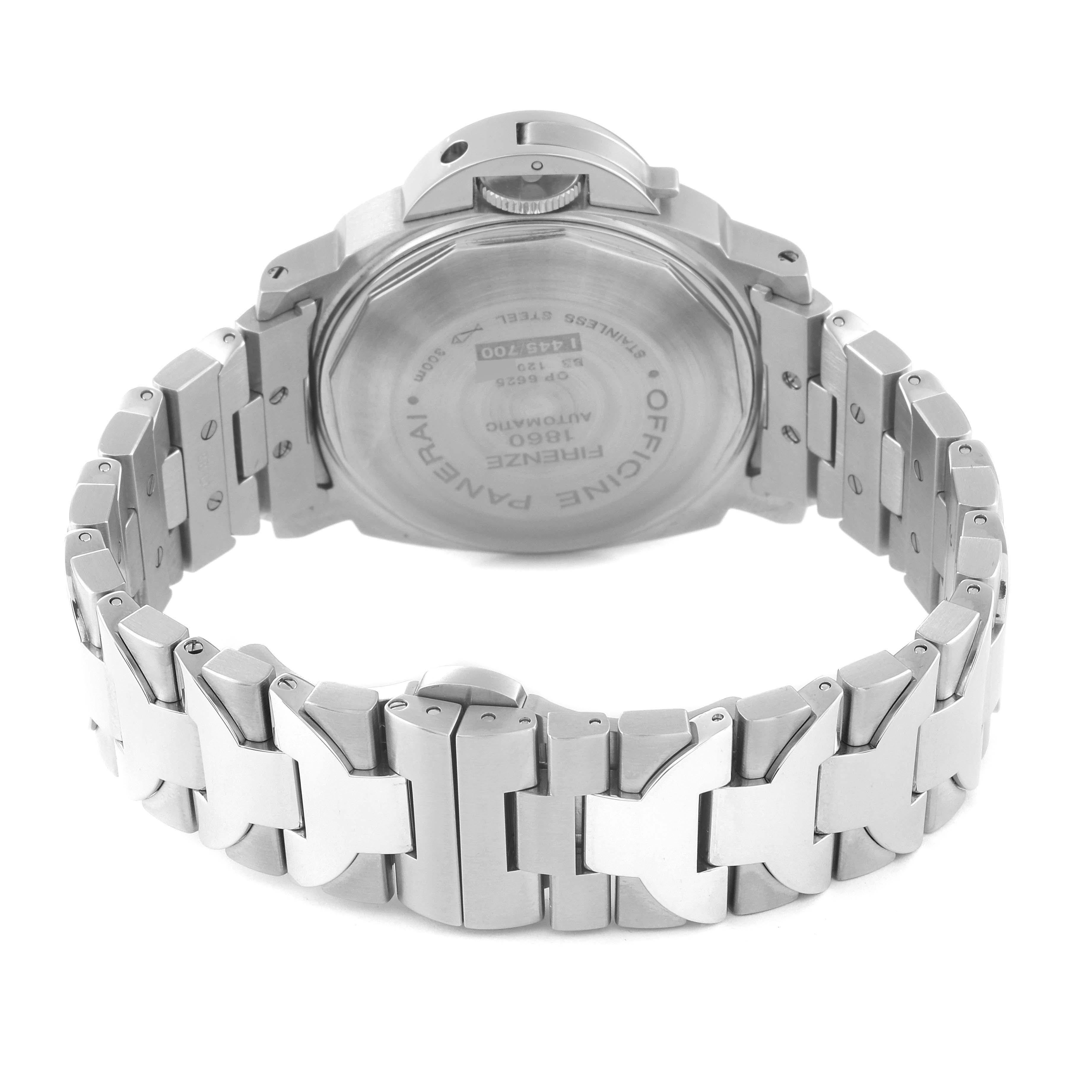 Uomo Panerai Luminor Marina Automatic 40mm Steel Mens Watch PAM00050 Box Card