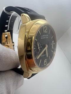 Panerai Luminor Marina Automatic Yellow Gold Mens Watch