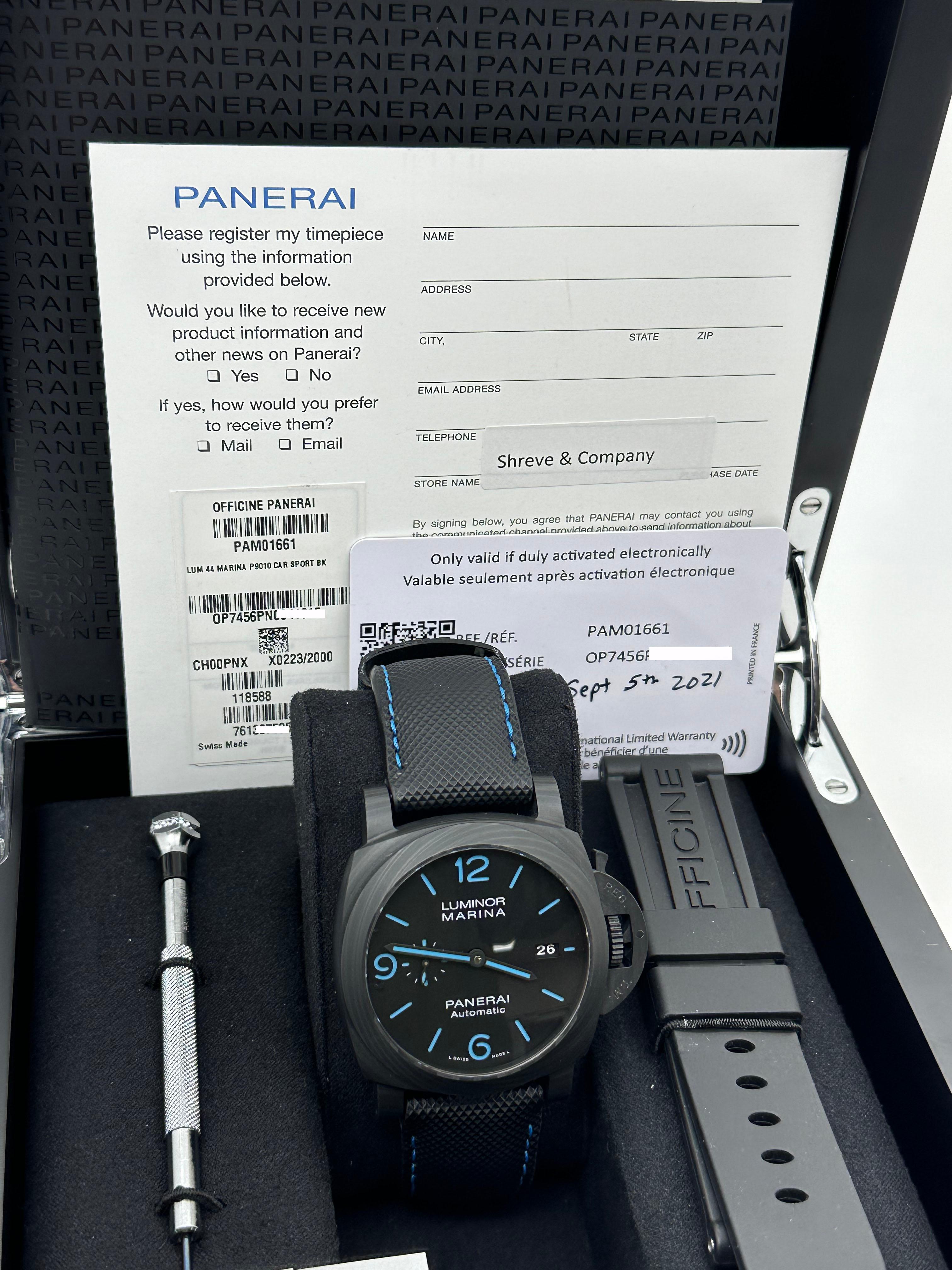 panerai 1661 price