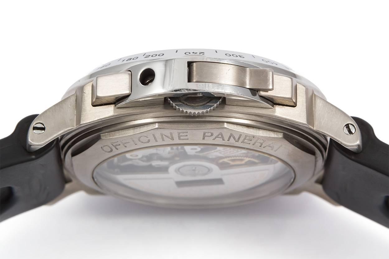 Panerai Luminor Marina Chronographe PAM 74 Zenith Movement 40mm titane 2