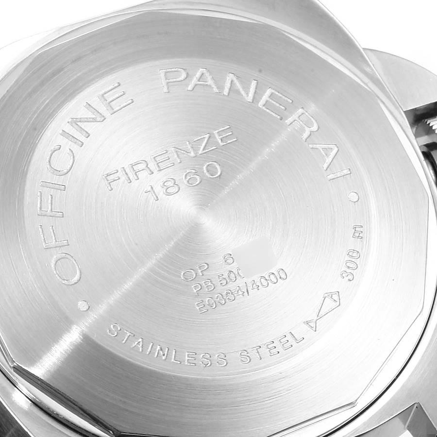 Panerai Luminor Marina Firenze Steel Men's Watch PAM00086 Box Papers For Sale 3