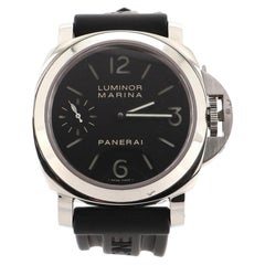 Panerai Luminor Marina Manual Watch Stainless Steel and Rubber 44
