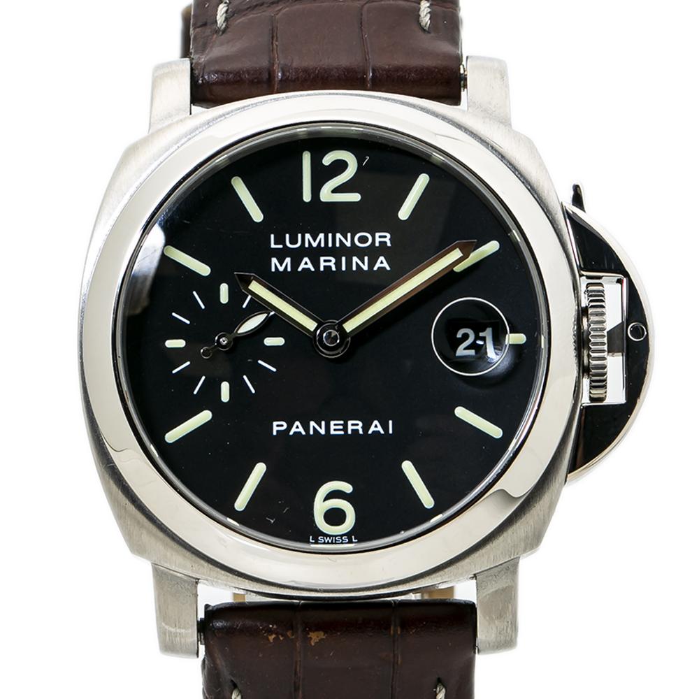 Panerai Luminor Marina PAM00048 Stainless Steel Automatic Mens Watch 40MM