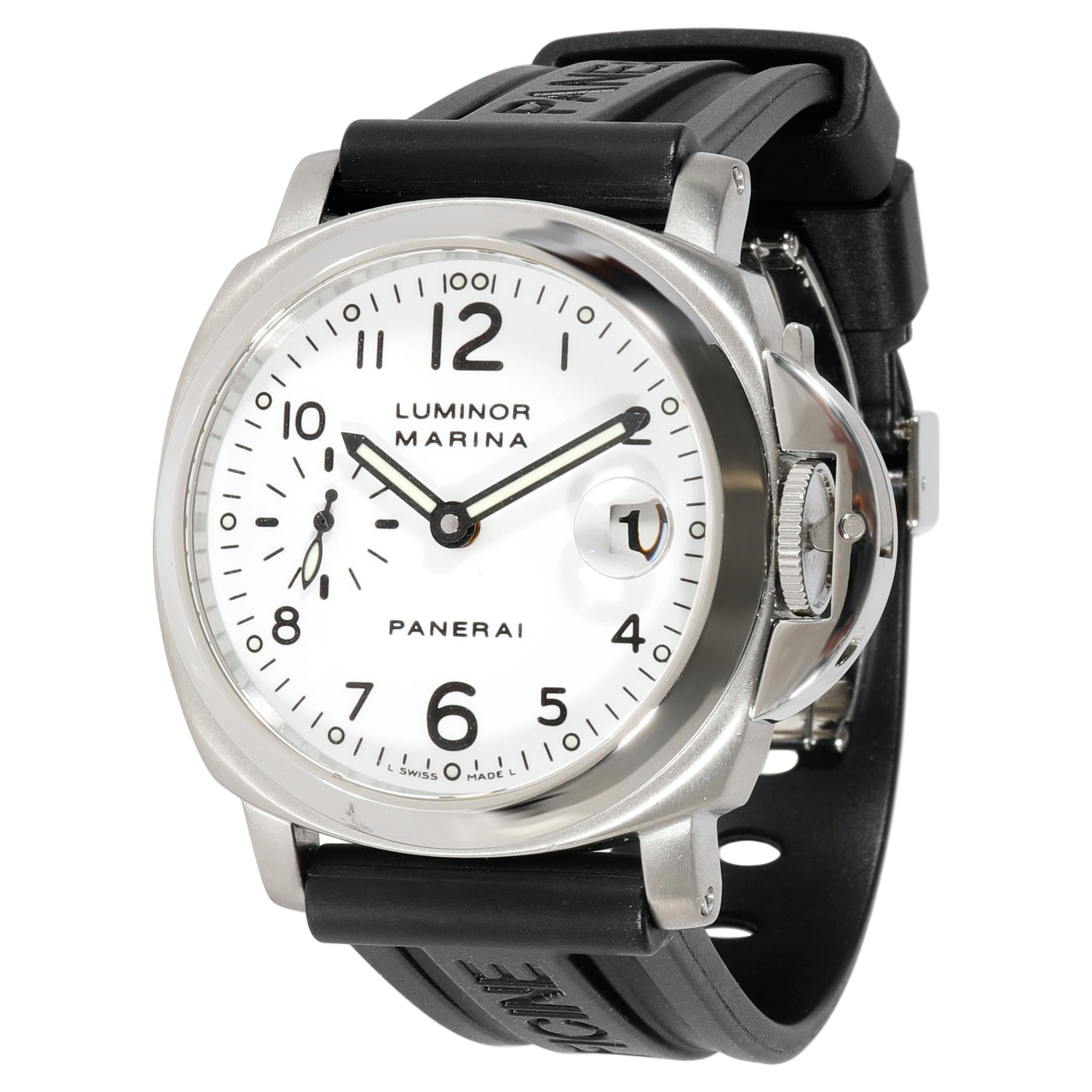 Panerai Luminor Marina PAM00049 Men's Watch in  Stainless Steel