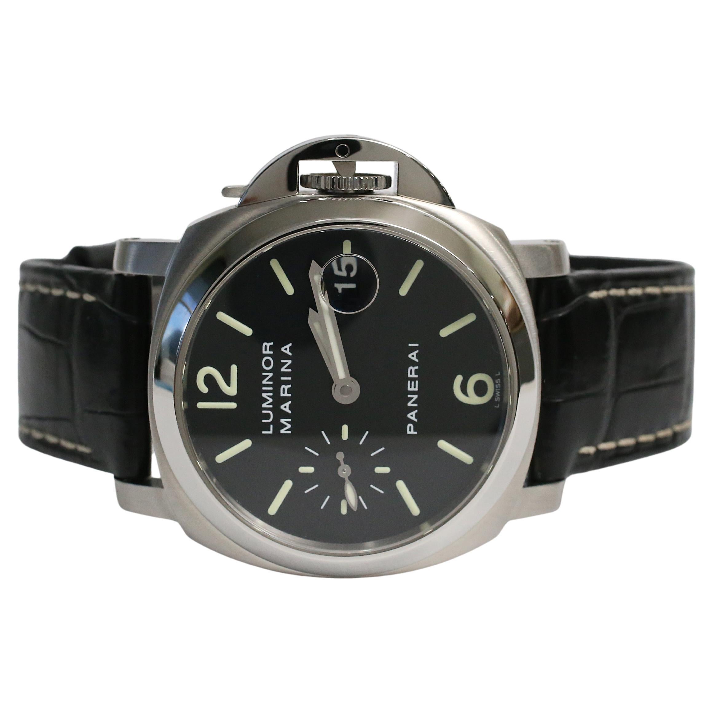Panerai Luminor Marina PAM00104 Stainless Steel Automatic Men's Watch