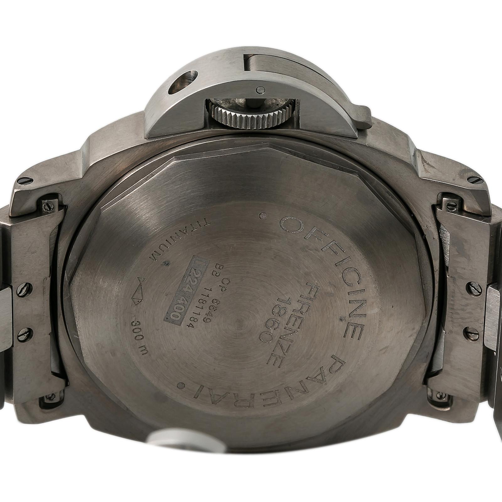 Men's Panerai Luminor Marina PAM00221, Black Dial, Certified and Warranty