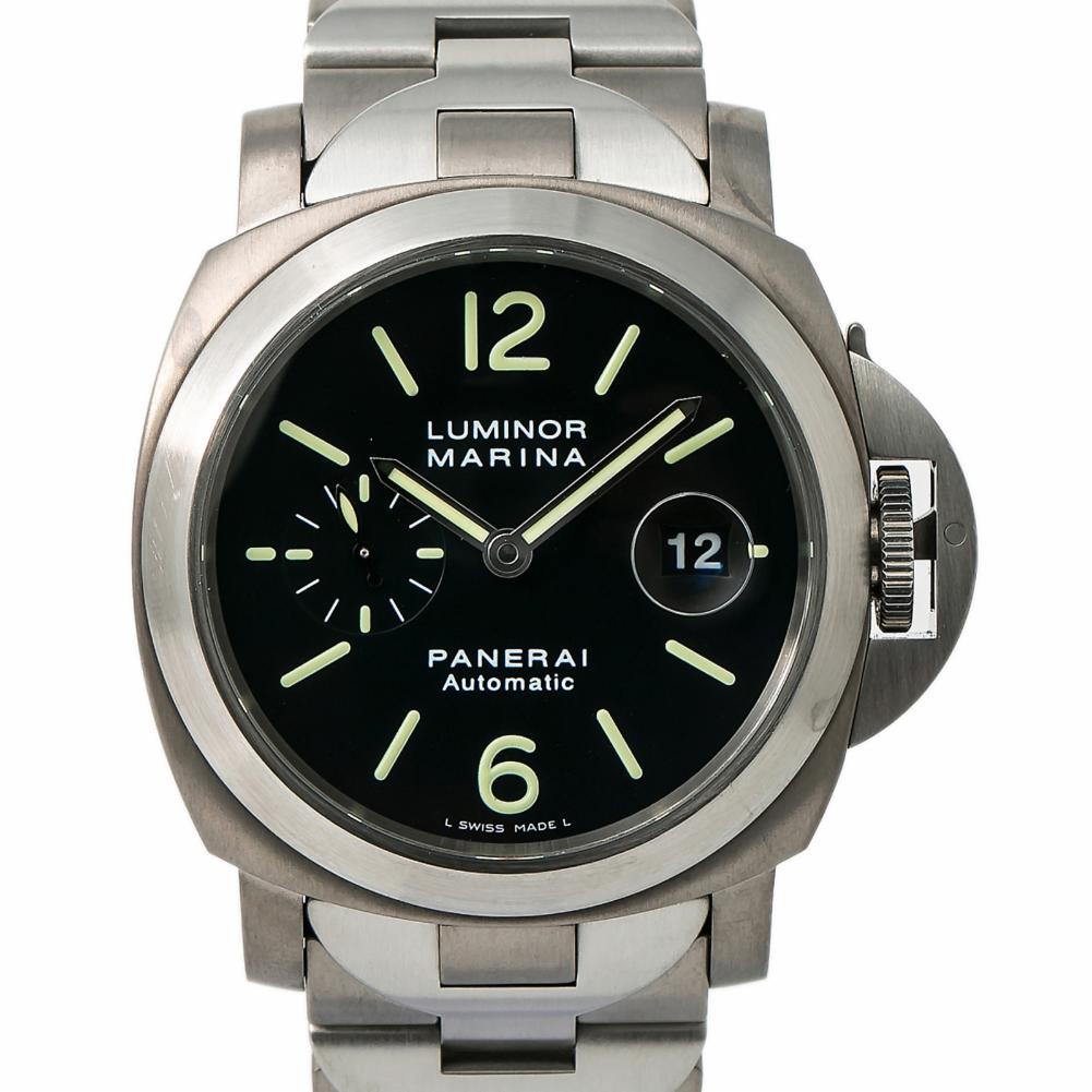 Panerai Luminor Marina PAM00221, Black Dial, Certified and Warranty 1