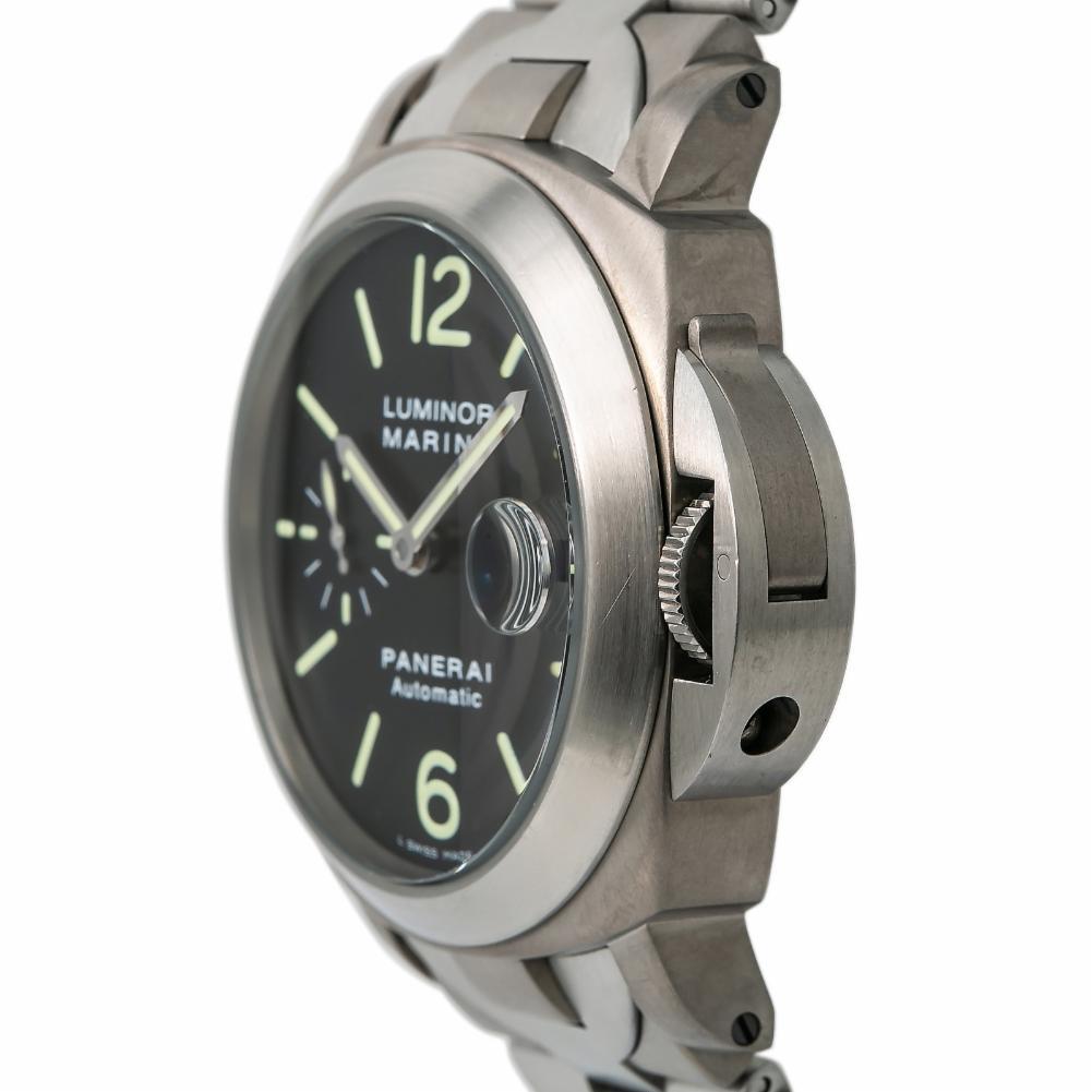 Panerai Luminor Marina PAM00221, Black Dial, Certified and Warranty 2