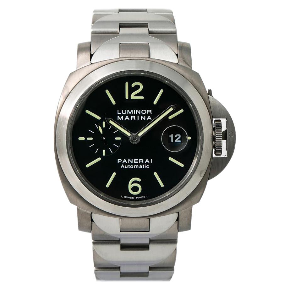 Panerai Luminor Marina PAM00221, Black Dial, Certified and Warranty