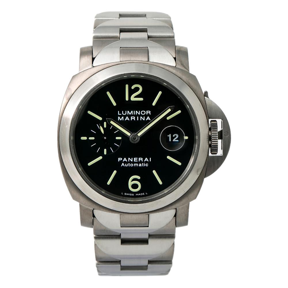 Panerai Luminor Marina PAM00221, Black Dial, Certified and Warranty