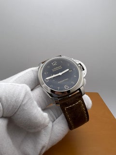 Panerai Luminor Marina PAM00359 1950 44mm Steel Mens Watch Extra Strap B&P