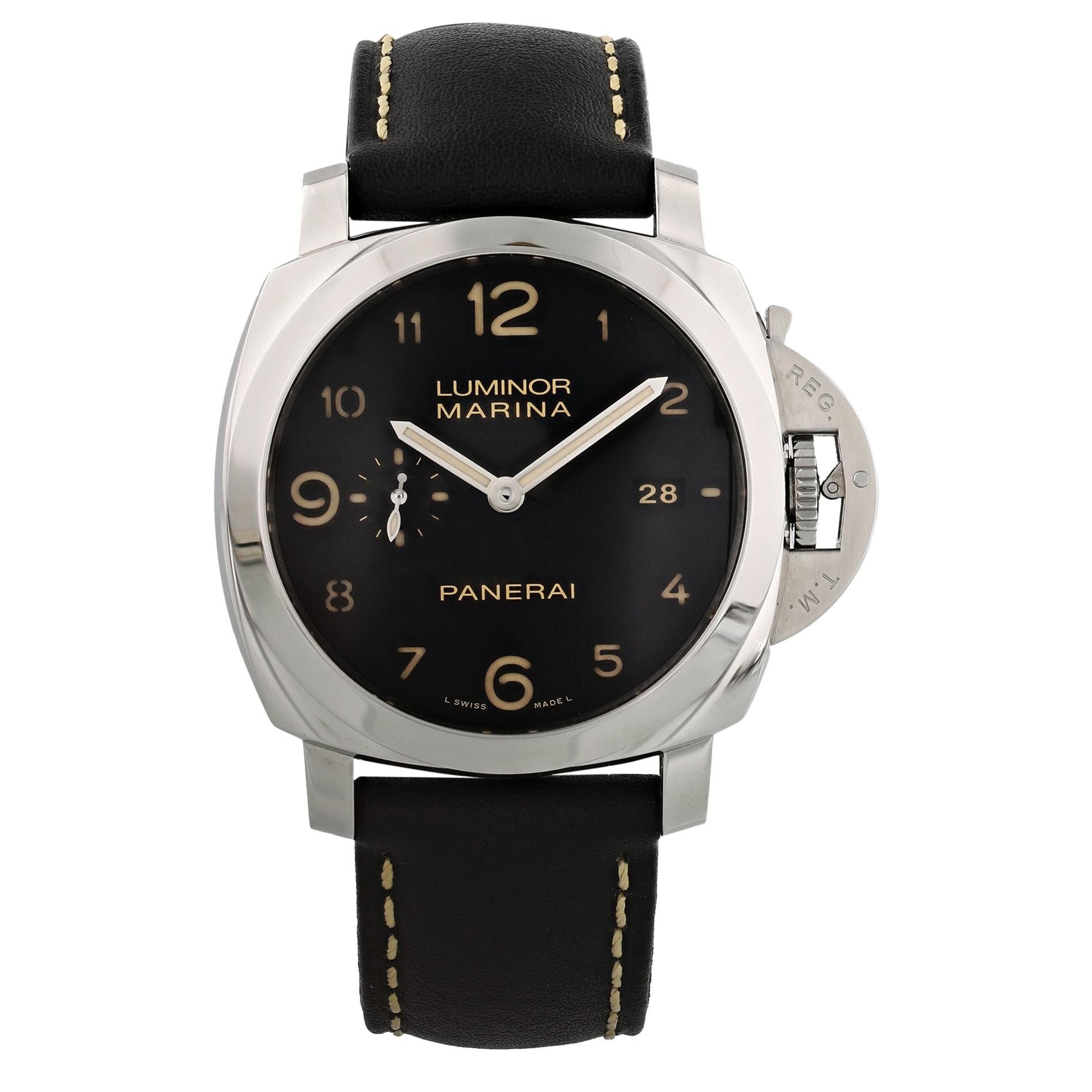 Panerai Luminor Marina PAM359 Men's Watch Box Papers For Sale