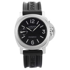 Panerai Luminor Marina Stainless Steel Black Dial Hand-wind Mens Watch PAM00111