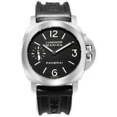 Used Panerai Luminor Marina Steel Black Dial Hand-Winding Men's Watch PAM00111