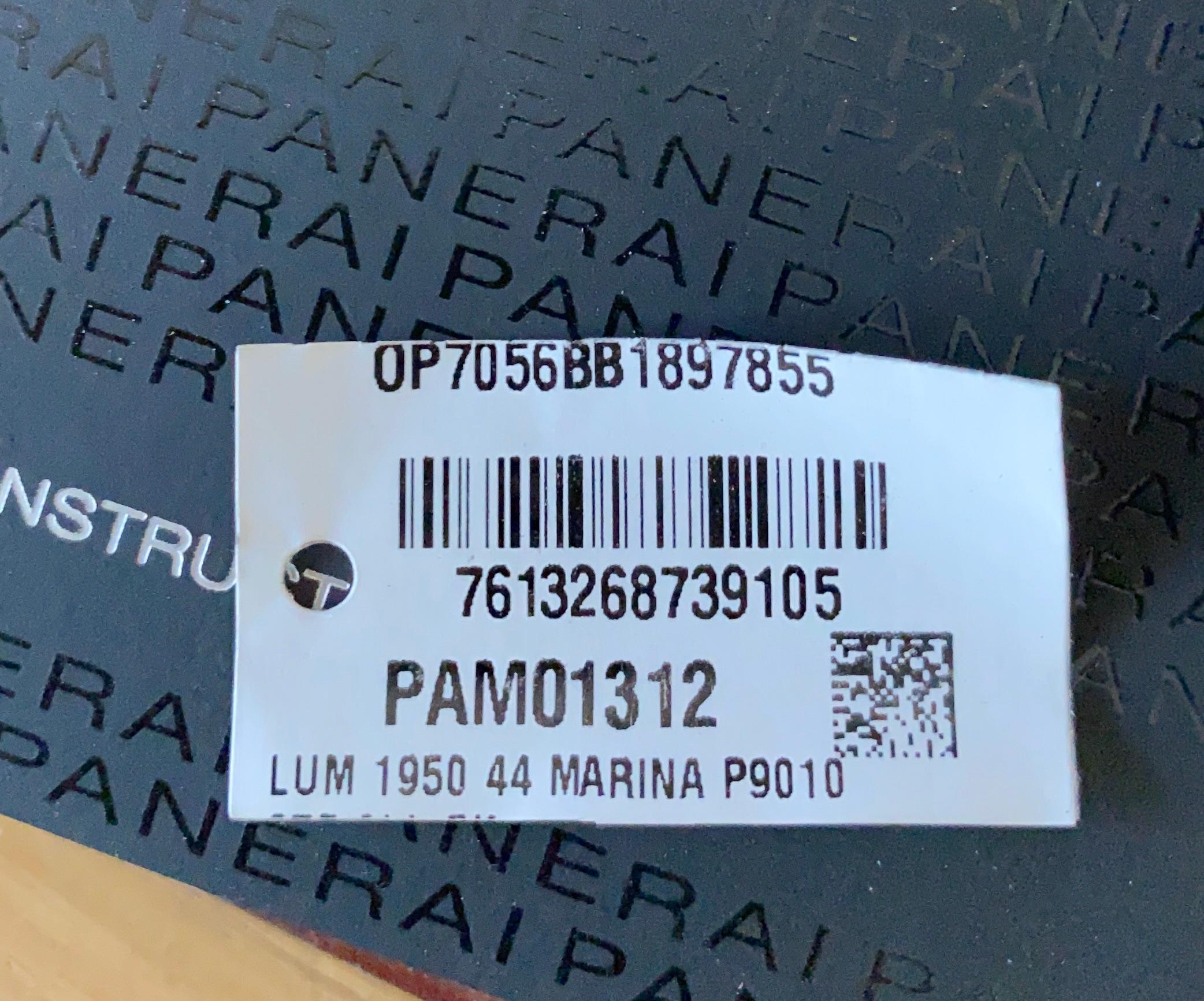 Panerai Luminor Marina Steel Black Dial Leather Strap Automatic Watch PAM01312 7