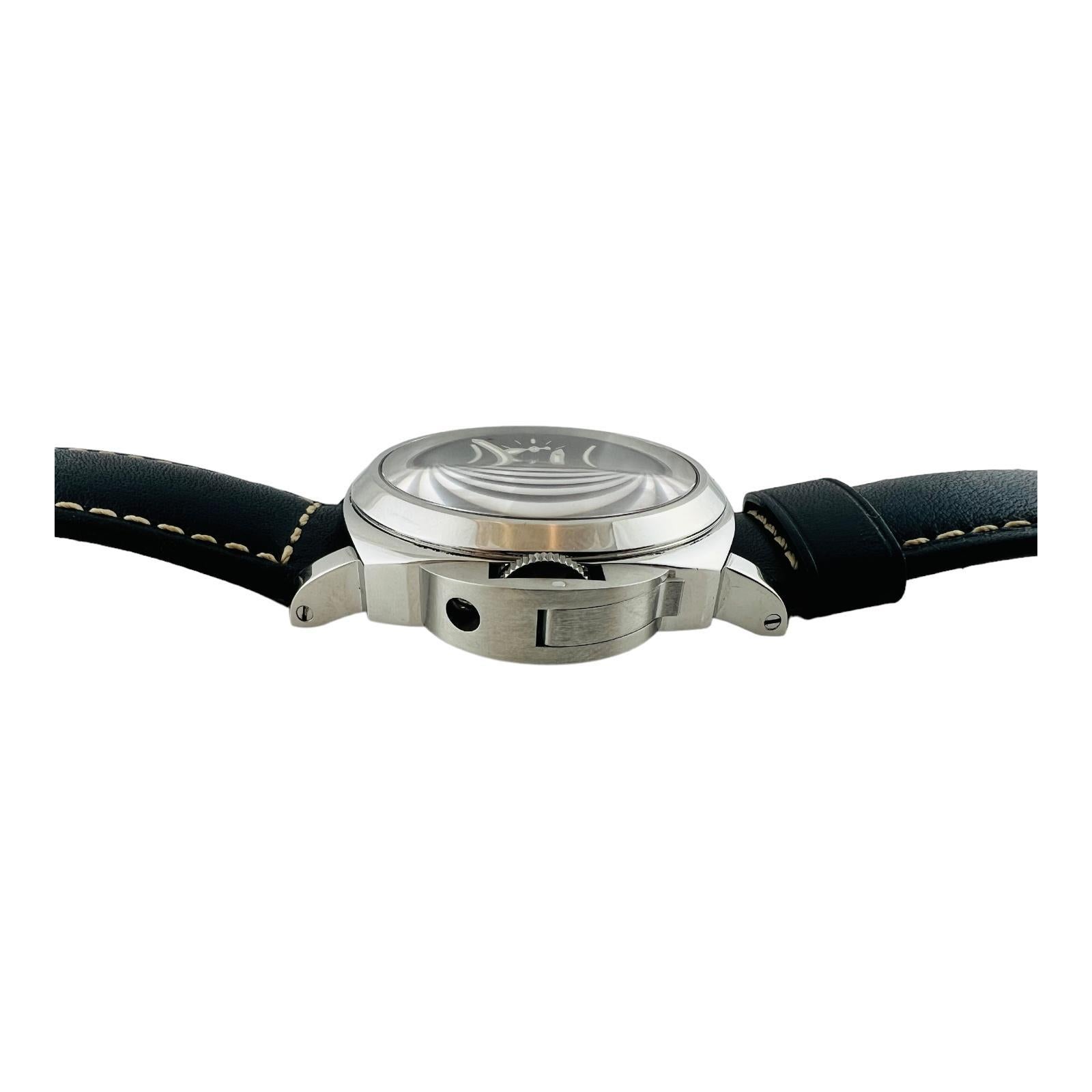 Panerai Luminor Men's Watch PAM 1085 Full Set Blue Dial #15776 For Sale 1