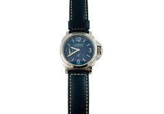 Used Panerai Luminor Men's Watch PAM 1085 Full Set Blue Dial #15776