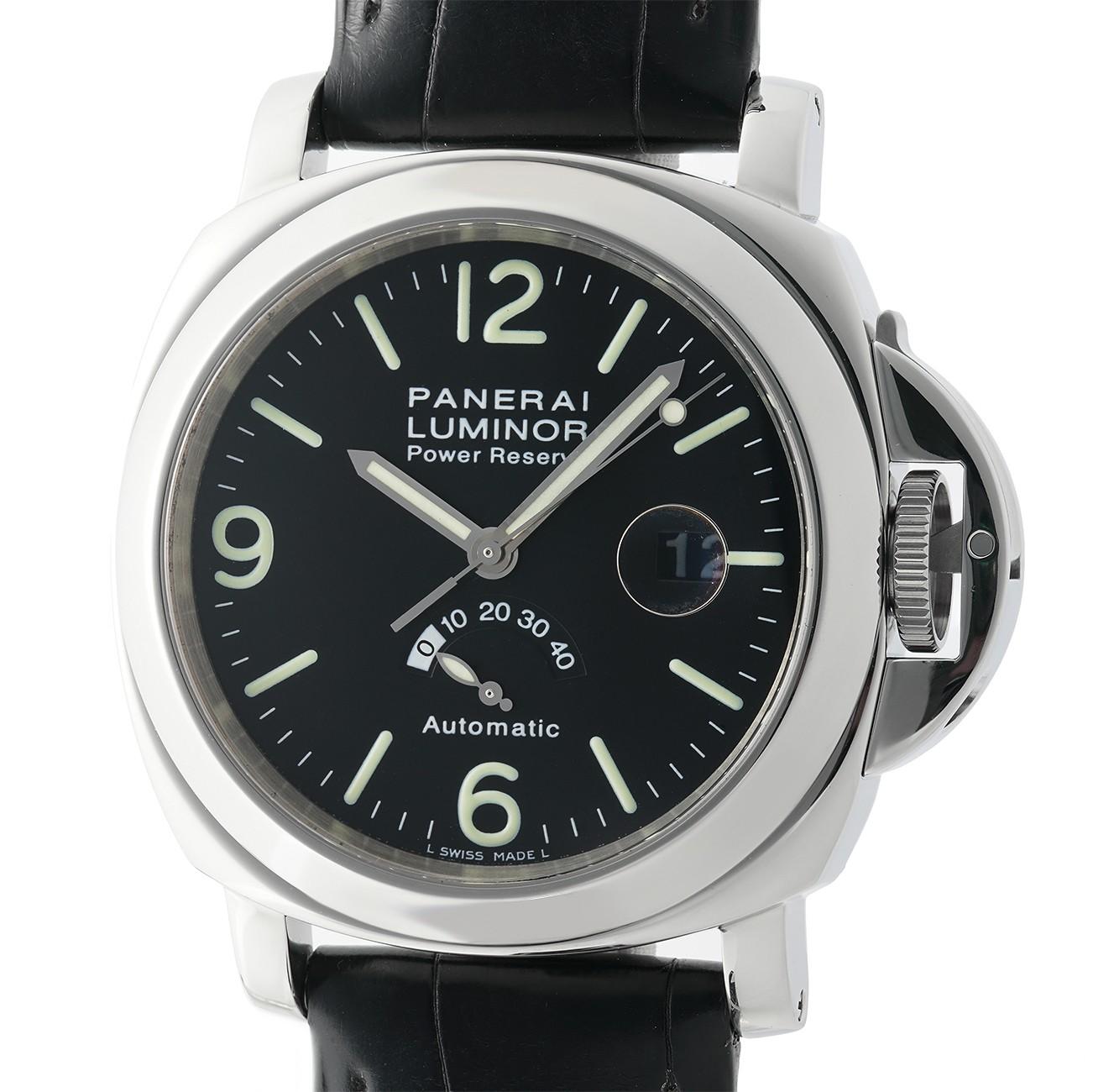 Panerai Luminor PAM00027, Black Dial, Certified and Warranty In Excellent Condition In Miami, FL
