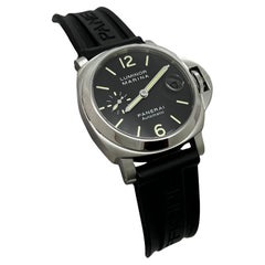 Panerai Luminor PAM00048 PAM 48 Stainless Steel Rubber Strap 40mm Box Paper