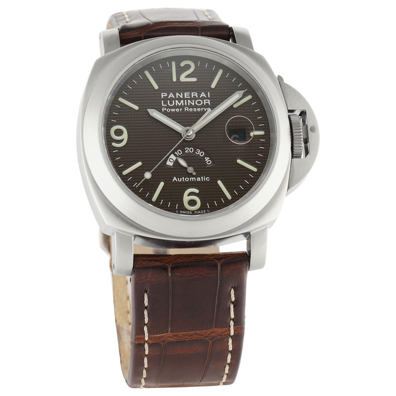 Panerai Luminor PAM00057, Brown Dial, Certified and Warranty
