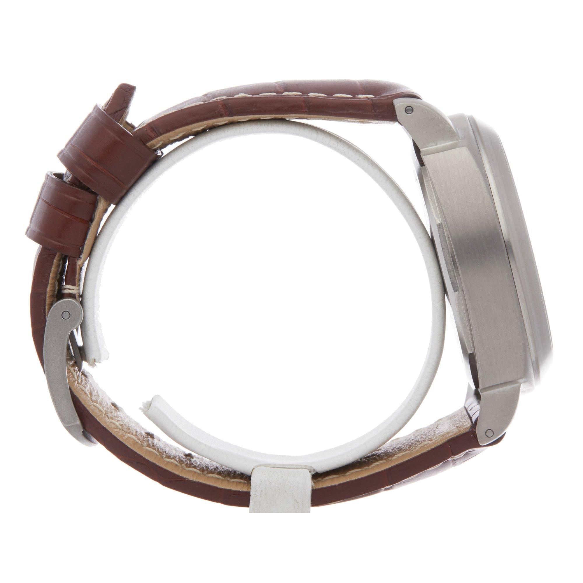 Men's Panerai Luminor PAM00057 Men Titanium Power Reserve Watch