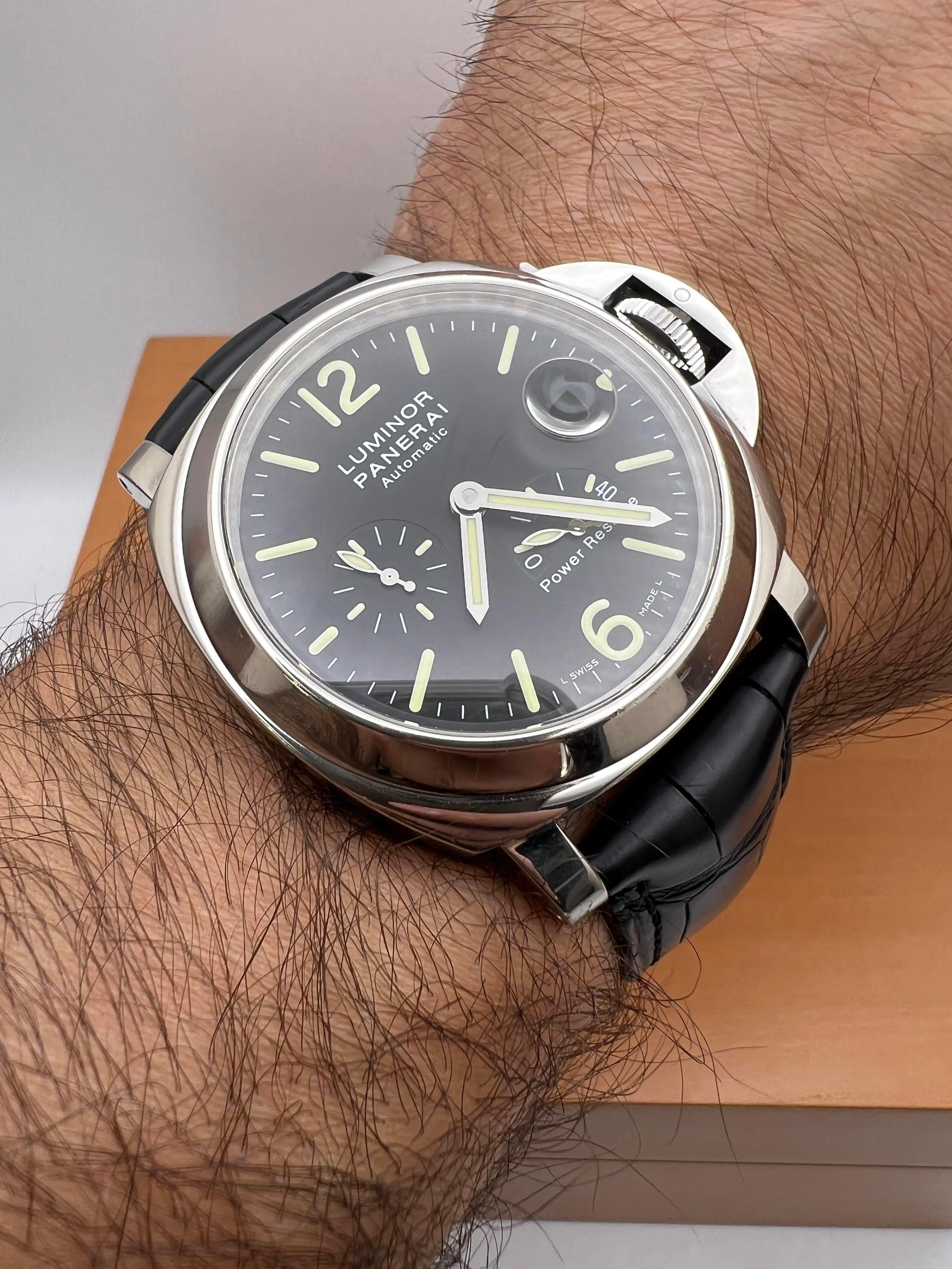 Panerai Luminor PAM00090 44mm Power Reserve 2 Bänder Full Set Box Papiere im Angebot 2