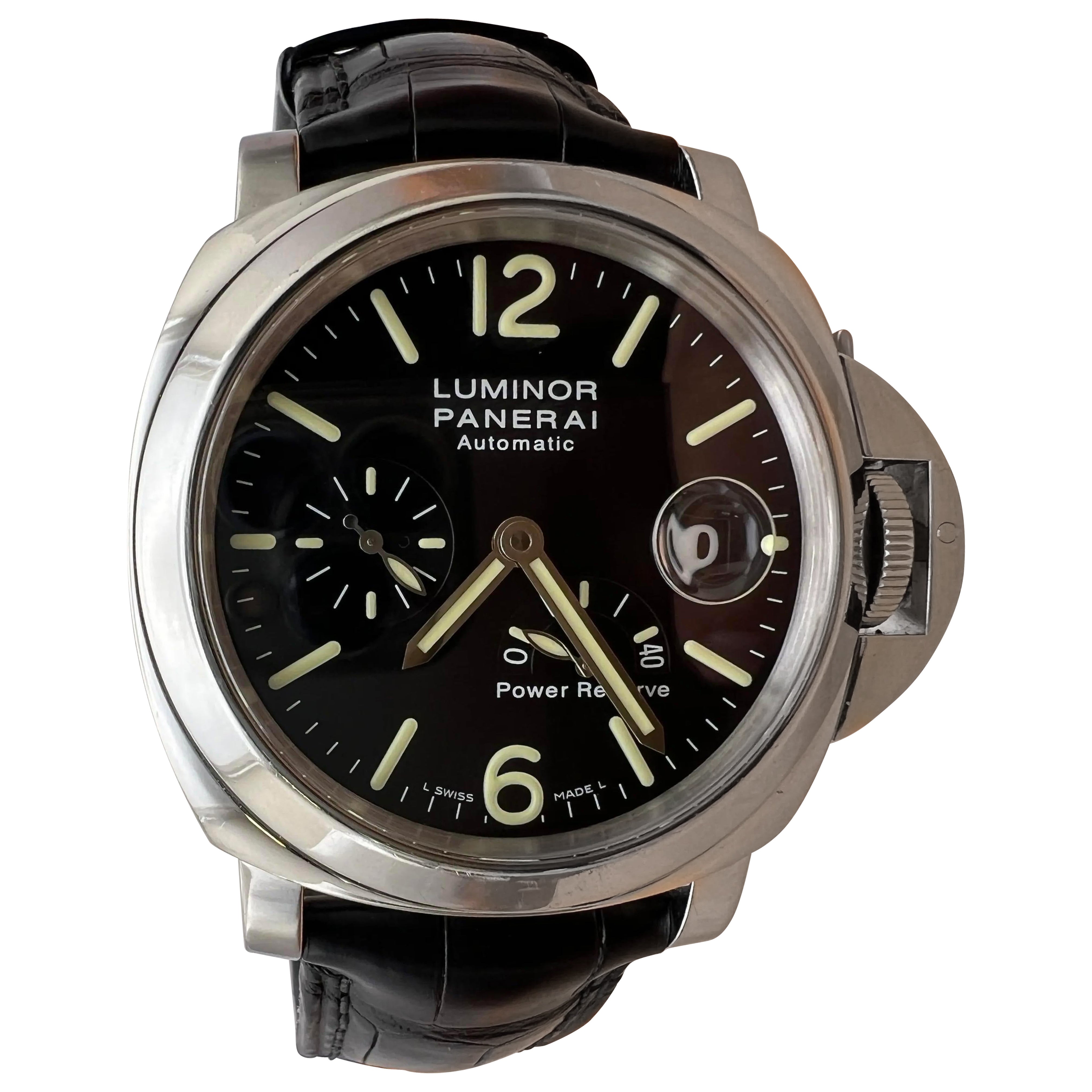 Panerai Luminor PAM00090 44mm Power Reserve 2 Straps Full Set Box Papers